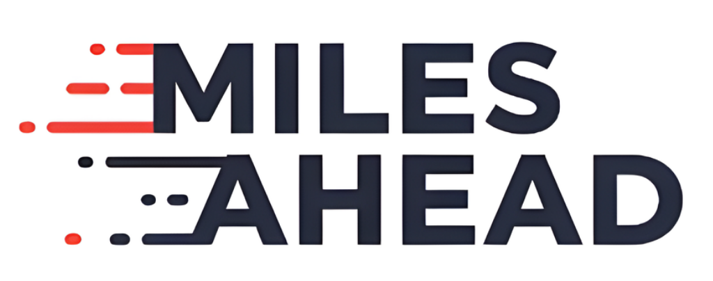 miles ahead driving school logo